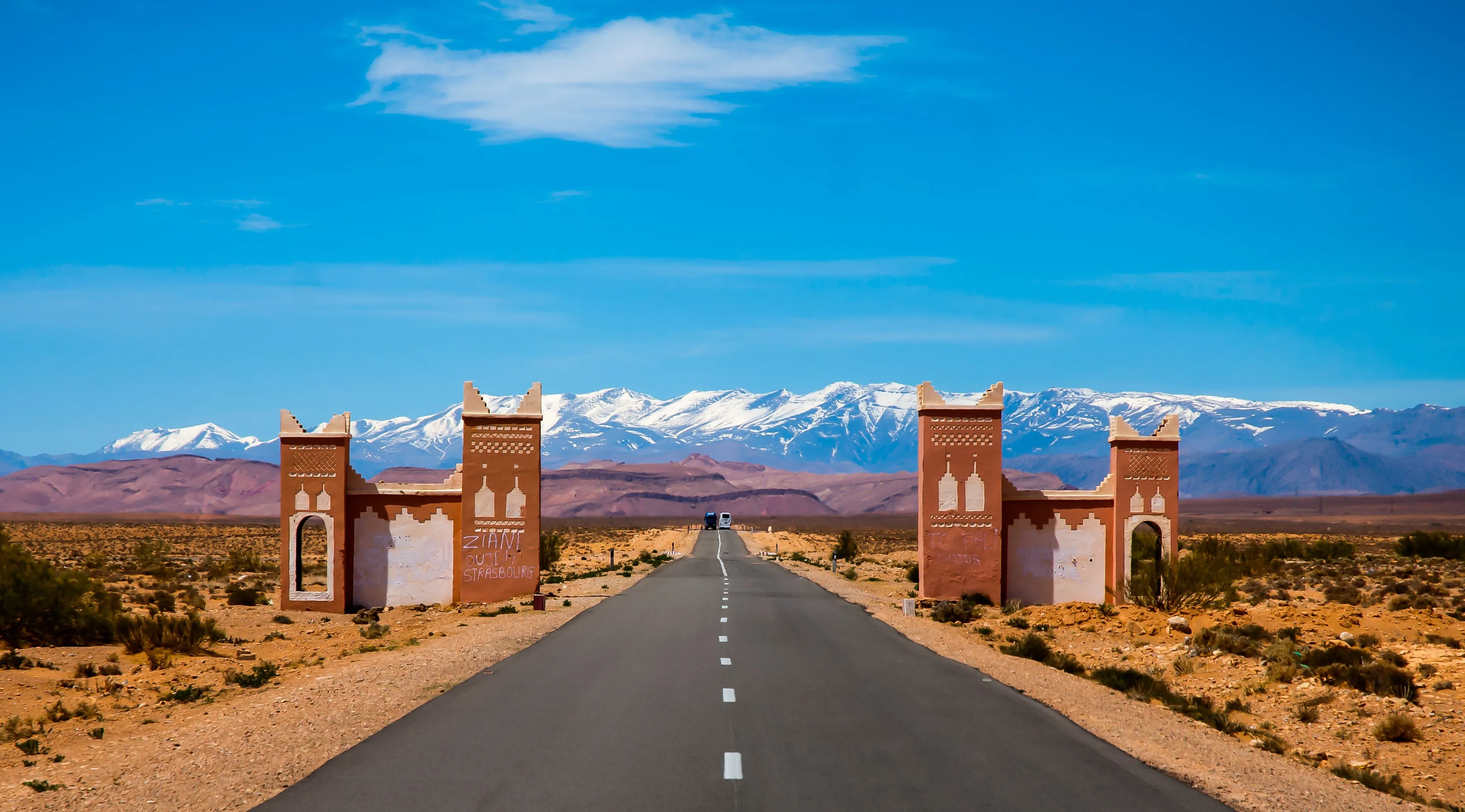 Atlas Mountains landscape on a day trip from Marrakech