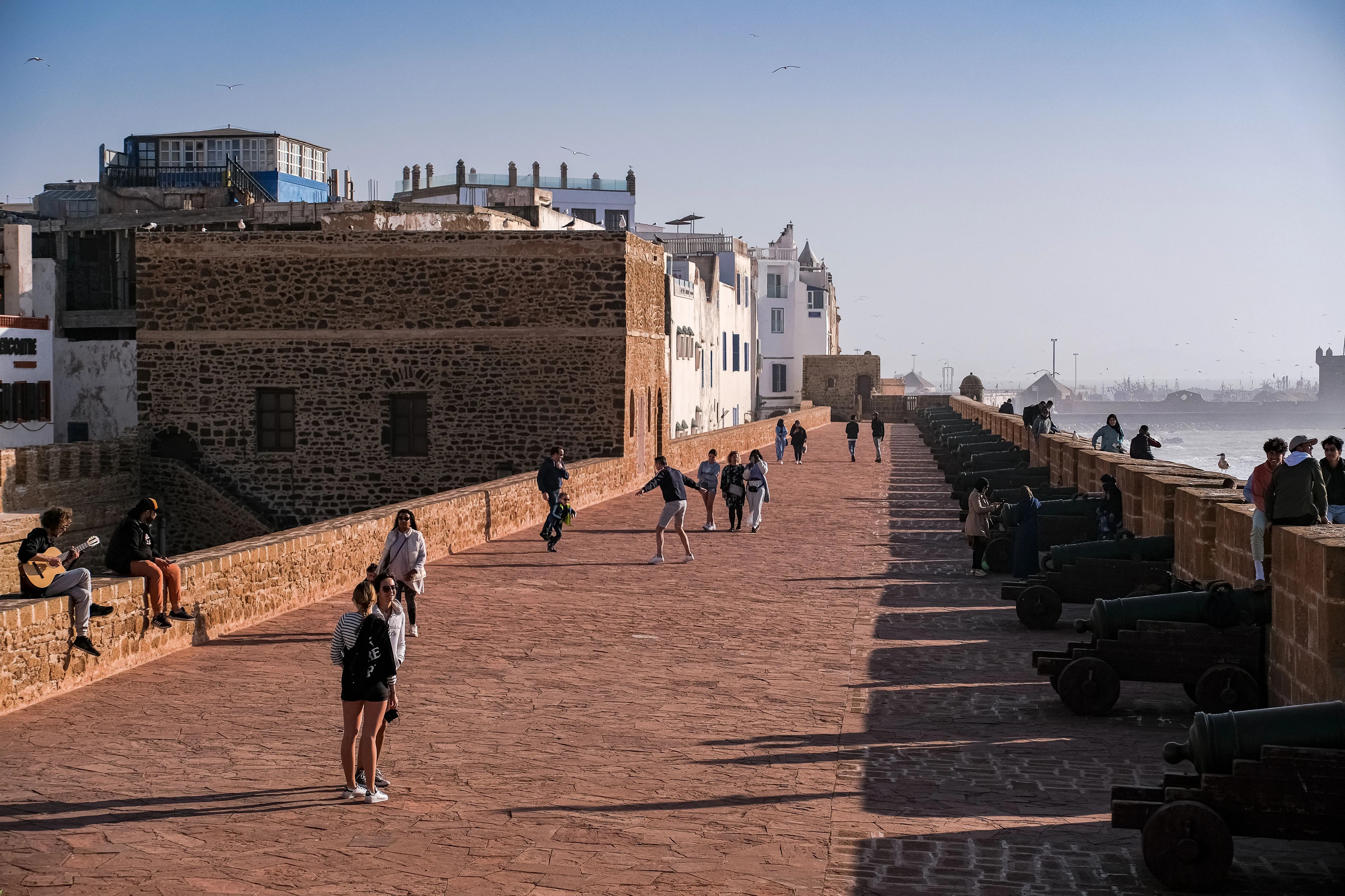 Essaouira medina and Atlantic coast in Morocco