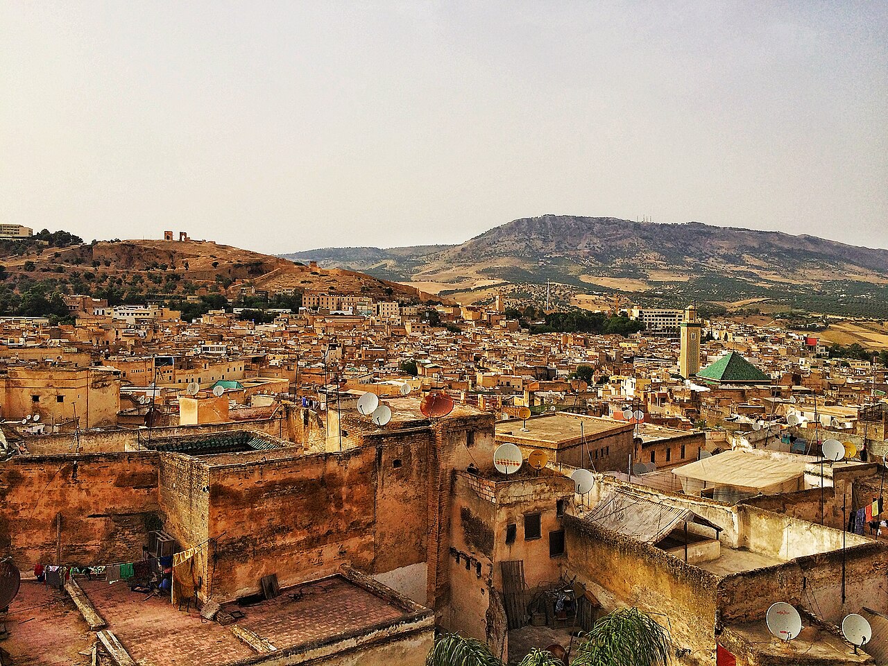 View over the medina of Fes in Morocco